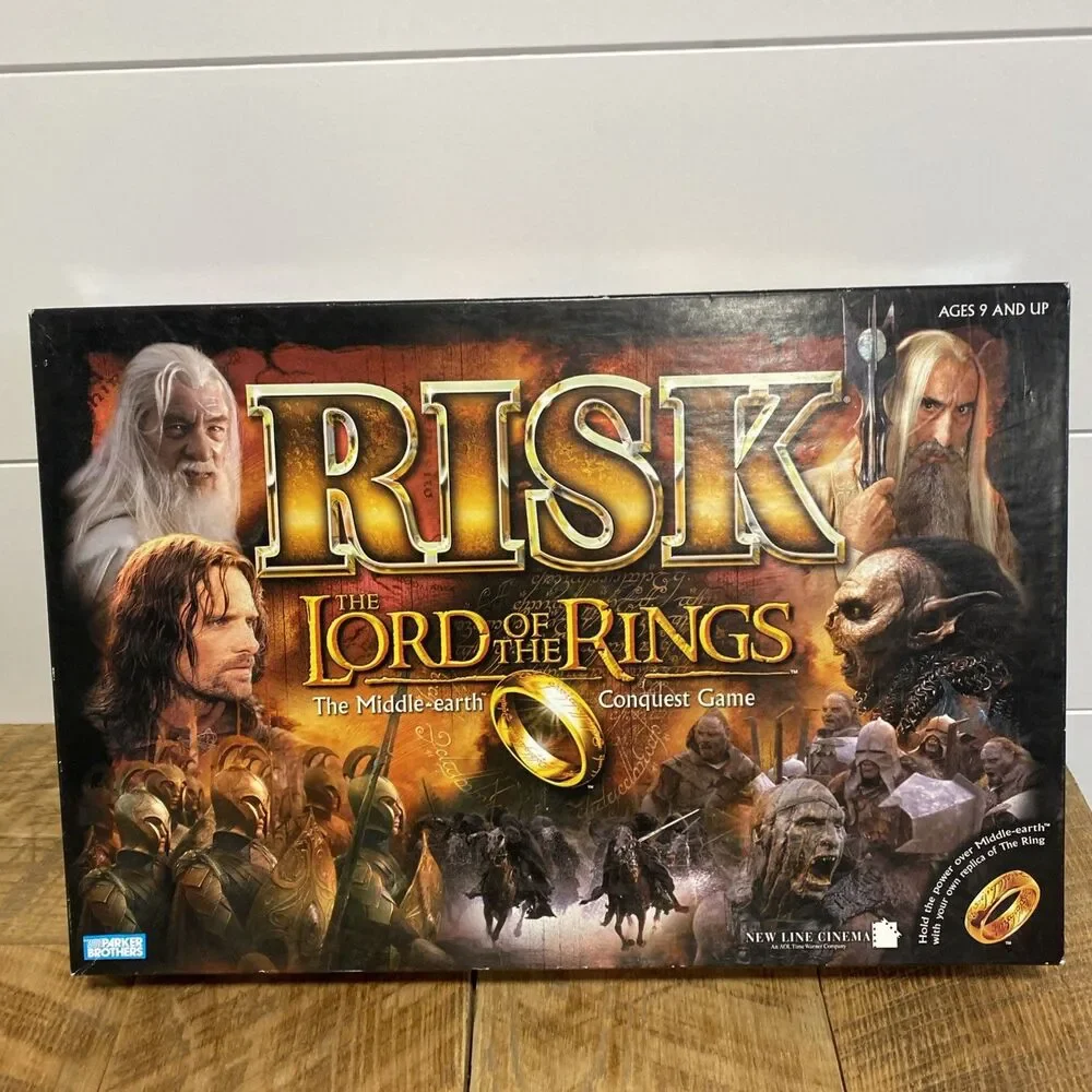 Risk: The Lord of the Rings Board Game Middle Earth Conquest MISSING RINGS